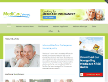 Tablet Screenshot of medicareme.com